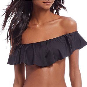 TRINA TURK OFF THE SHOULDER BANDEAU BIKINI TOP
